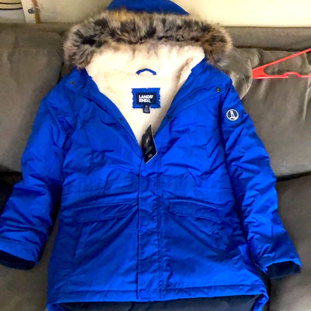 Down coat LANDS’END  XL (14-16)